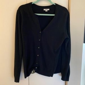 Black Cardigan Sweater